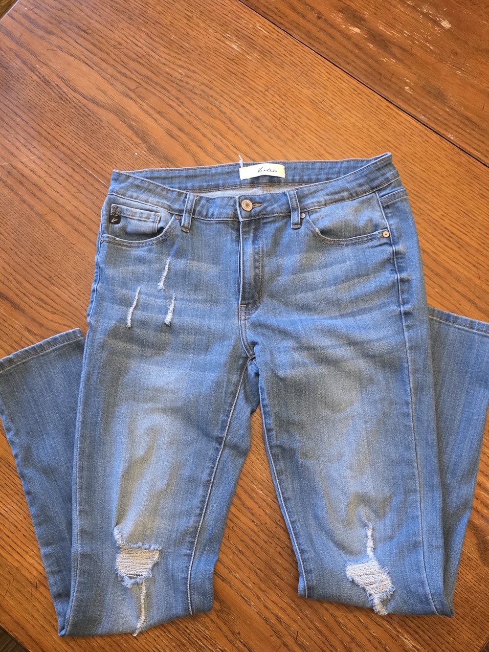 KanCan Distressed Light Blue Skinny Jeans